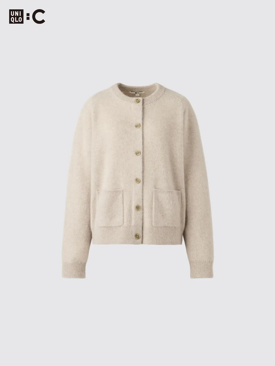 Кардиган свободного кроя из кашемира, Uniqlo