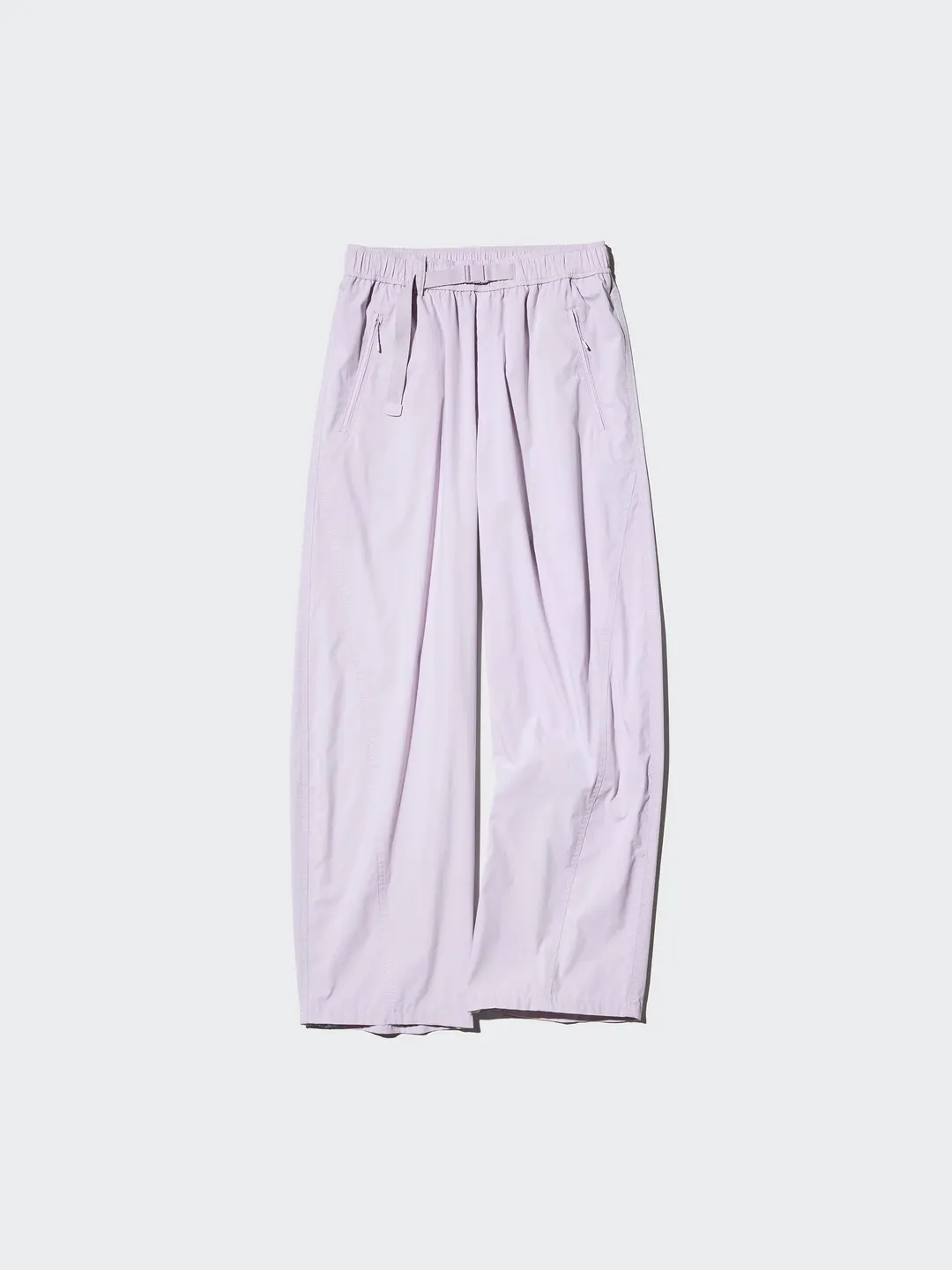 Брюки-бочонки свободного кроя с поясом, Uniqlo