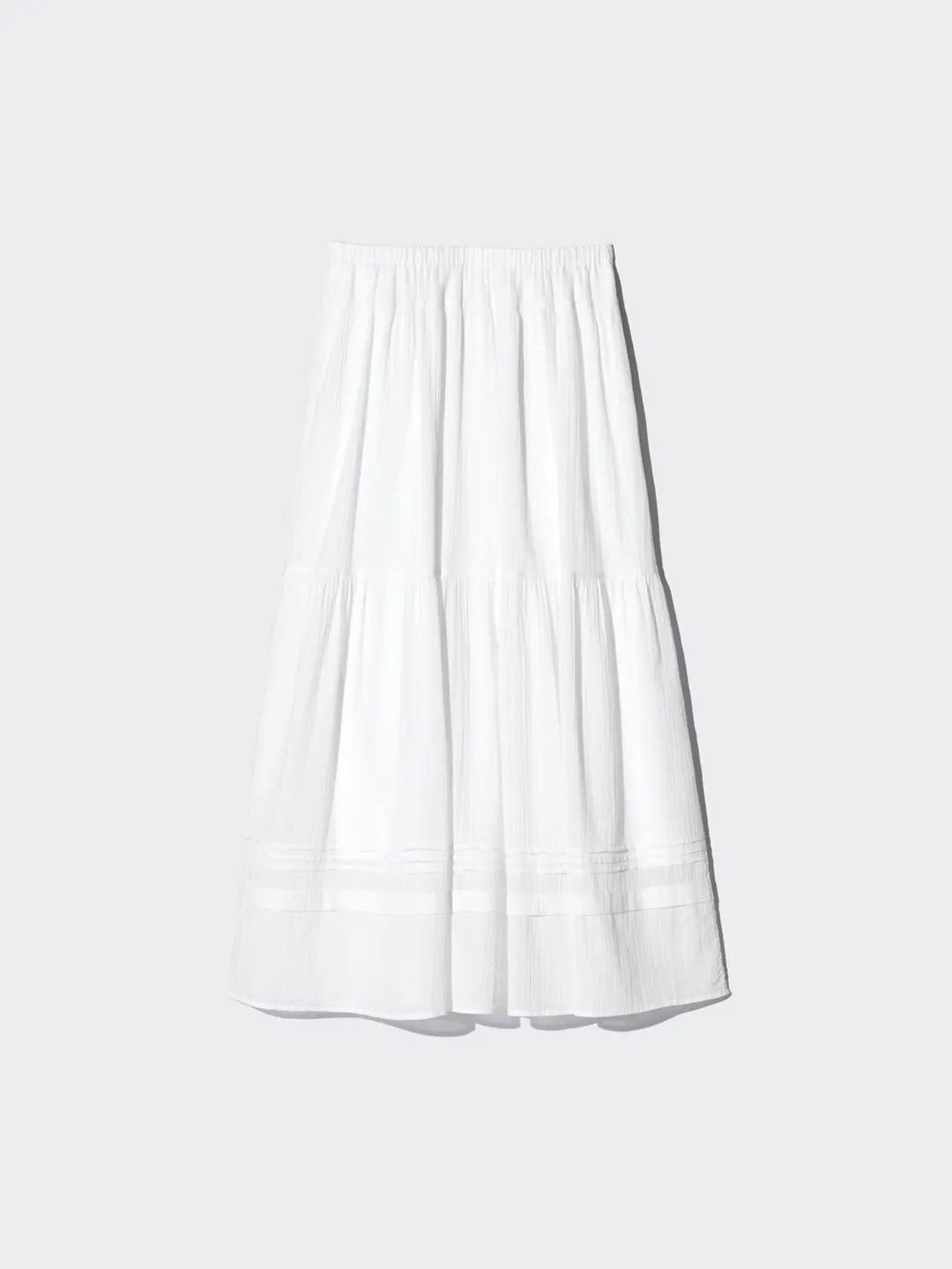 Юбка длинная многоярусная удлиненная, Uniqlo