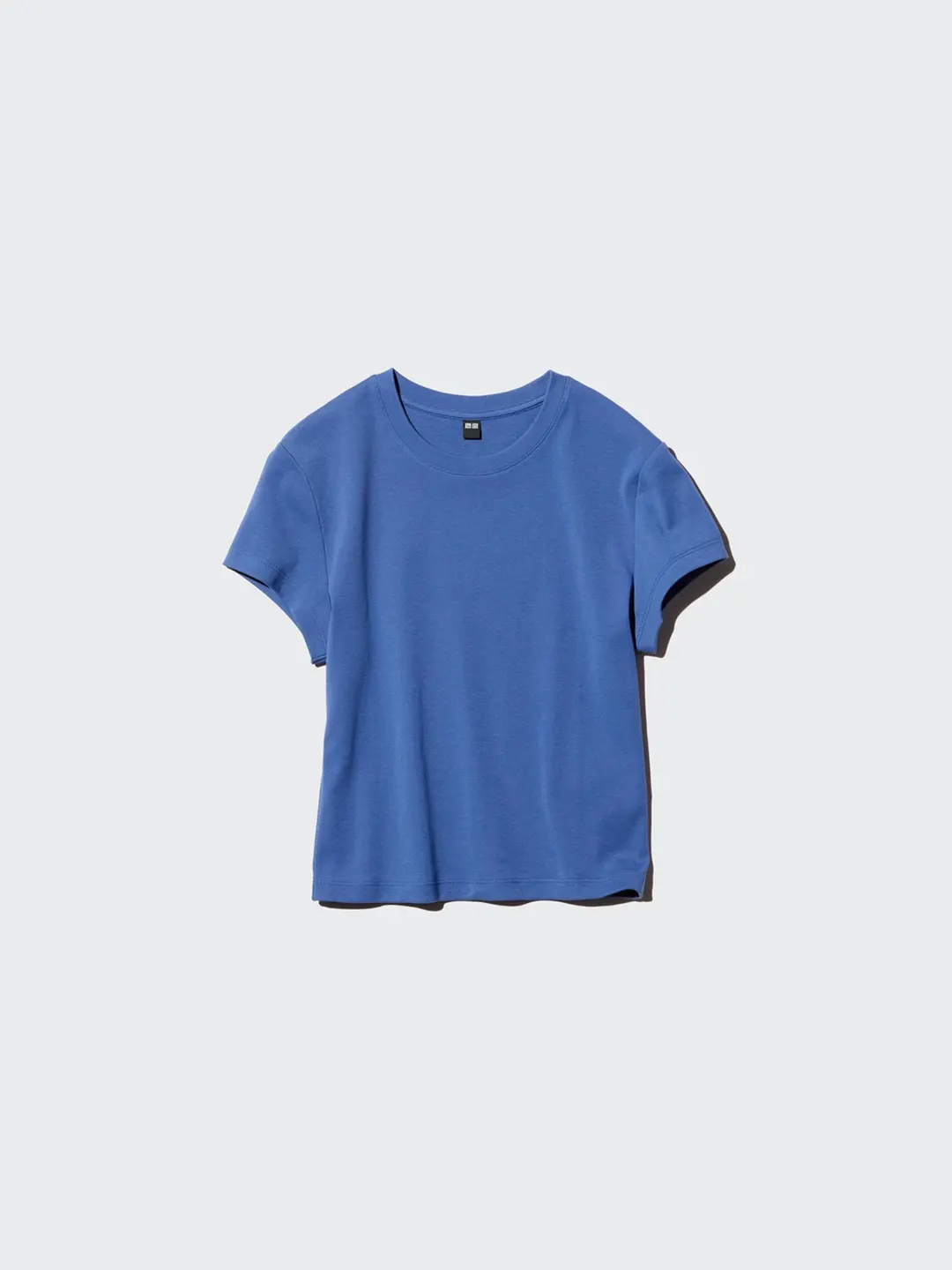 Короткая футболка с круглым вырезом, Uniqlo