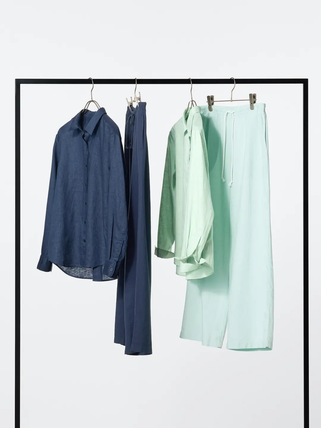 Брюки из комфортного смесового льна, Uniqlo