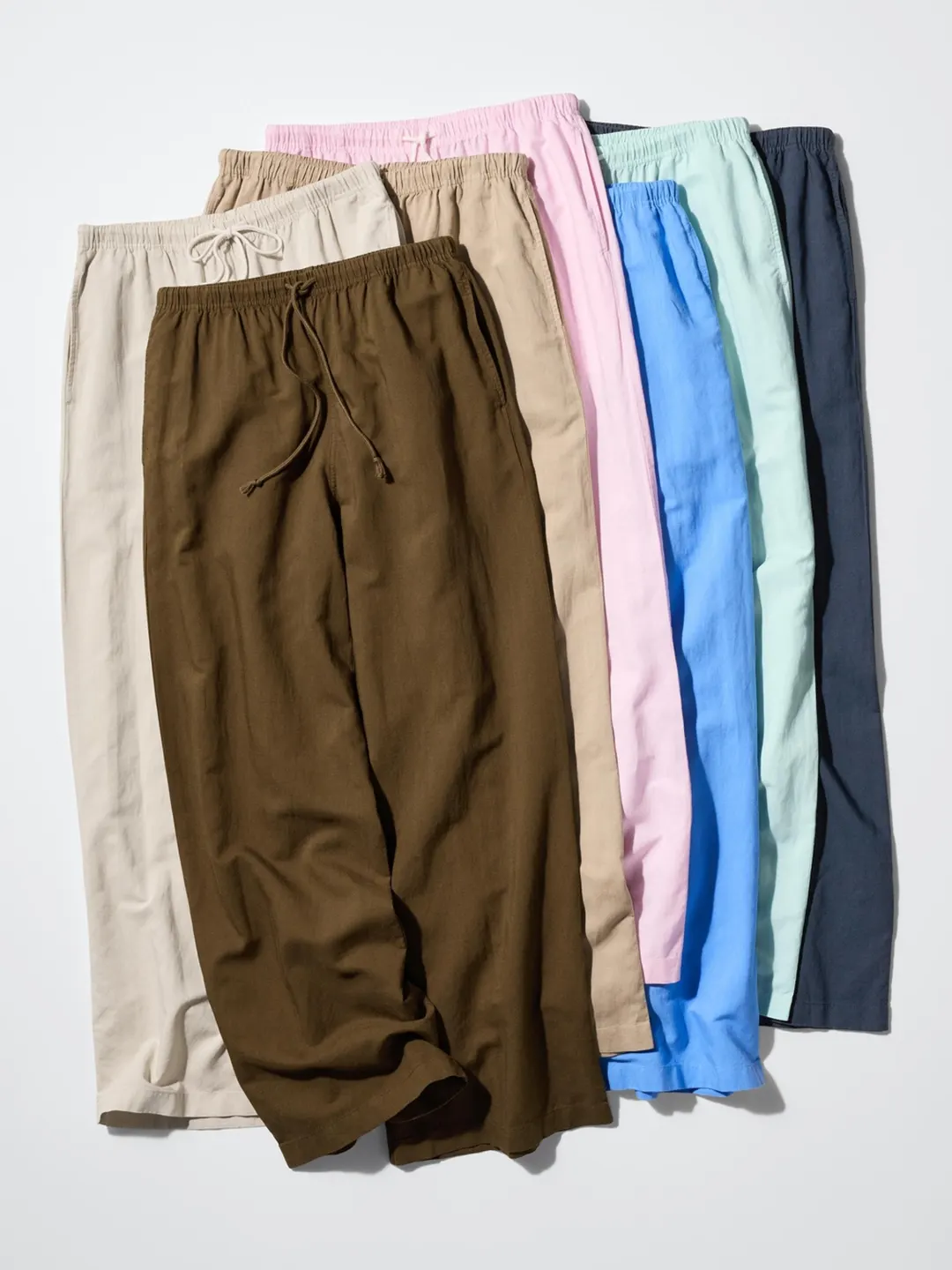 Брюки удлиненные из смесового льна 73–75 см, Uniqlo
