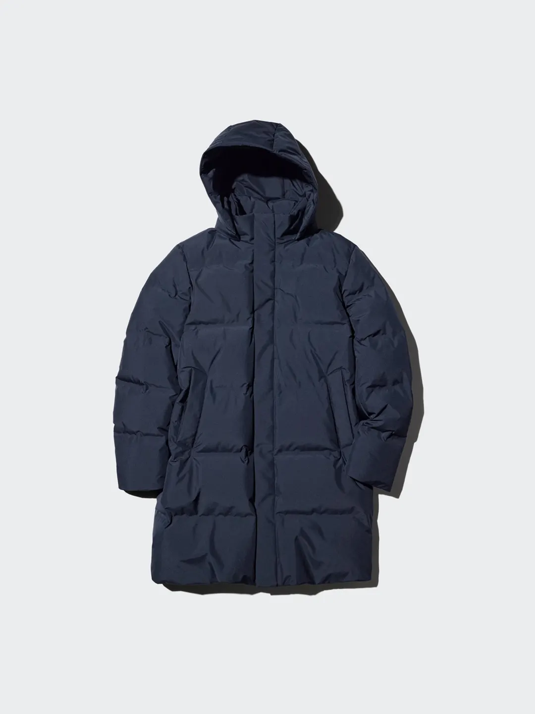 Бесшовное пуховое пальто, Uniqlo
