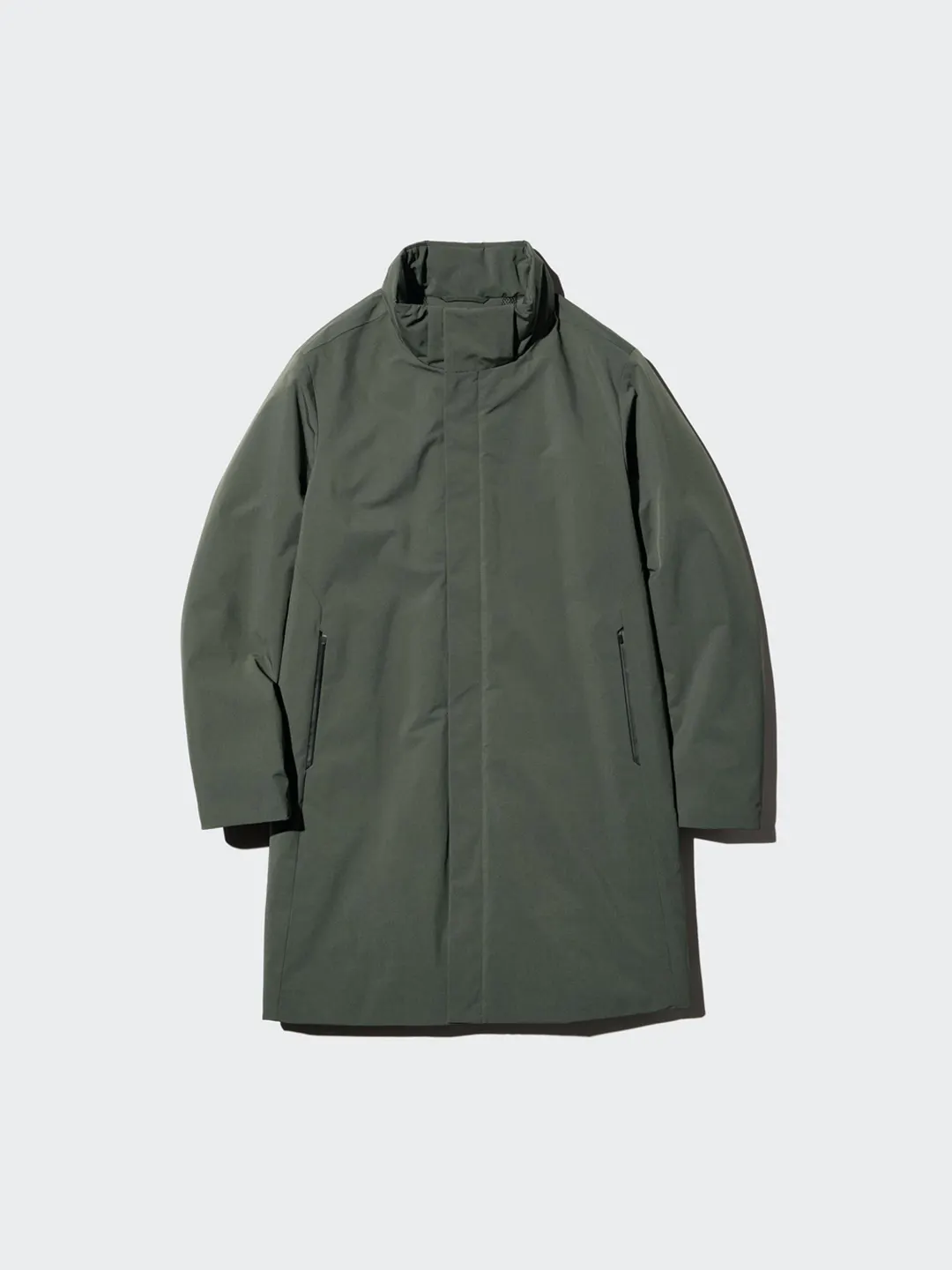 Пальто из технологичного многослойного материала с капюшоном, Uniqlo