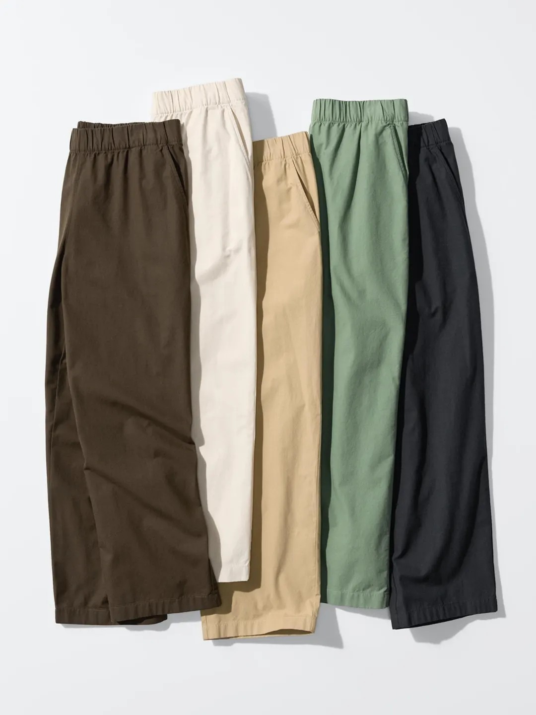 Брюки укороченные из хлопка, Uniqlo