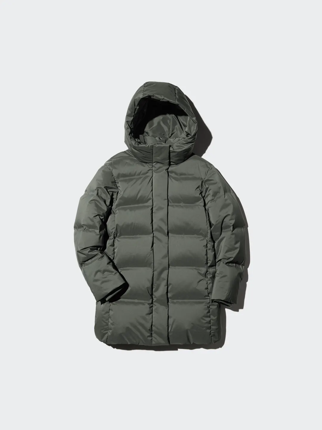 Бесшовное пуховое пальто, Uniqlo