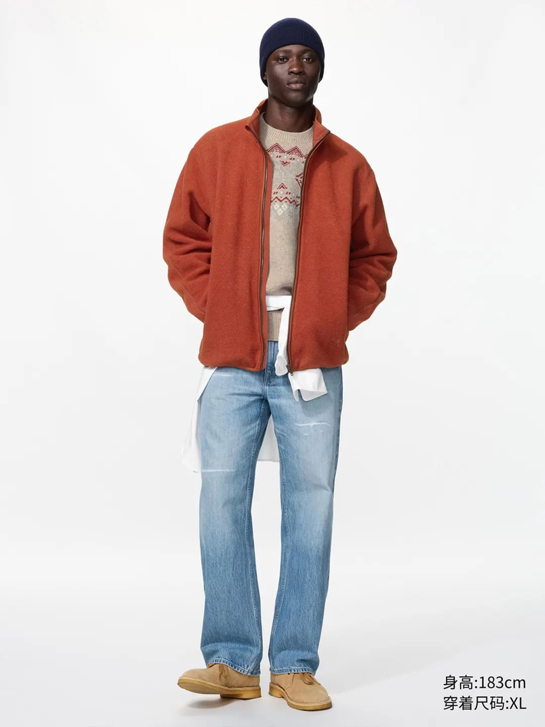Ветрозащитная флисовая куртка, Uniqlo