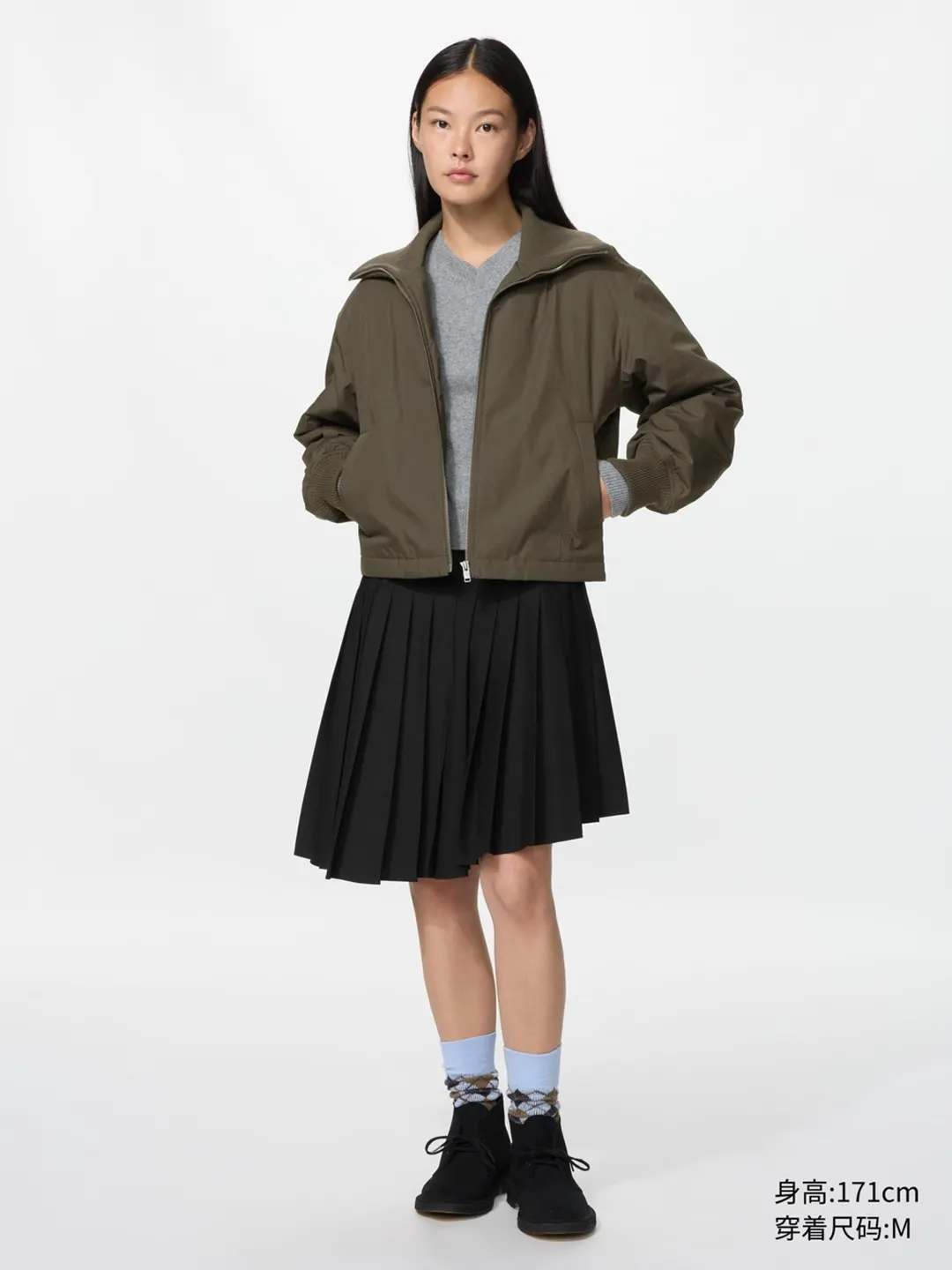 Короткая утепленная куртка, Uniqlo