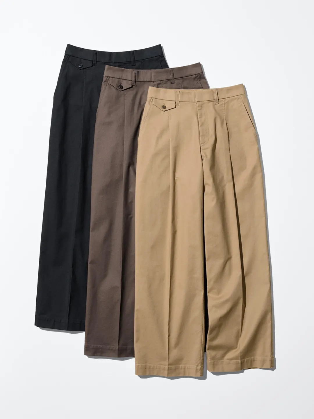 Брюки со складками, Uniqlo