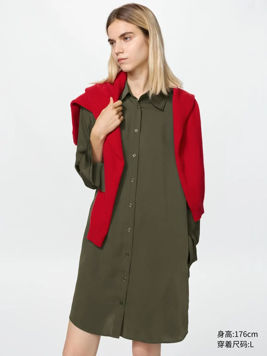 Платье-рубашка, Uniqlo