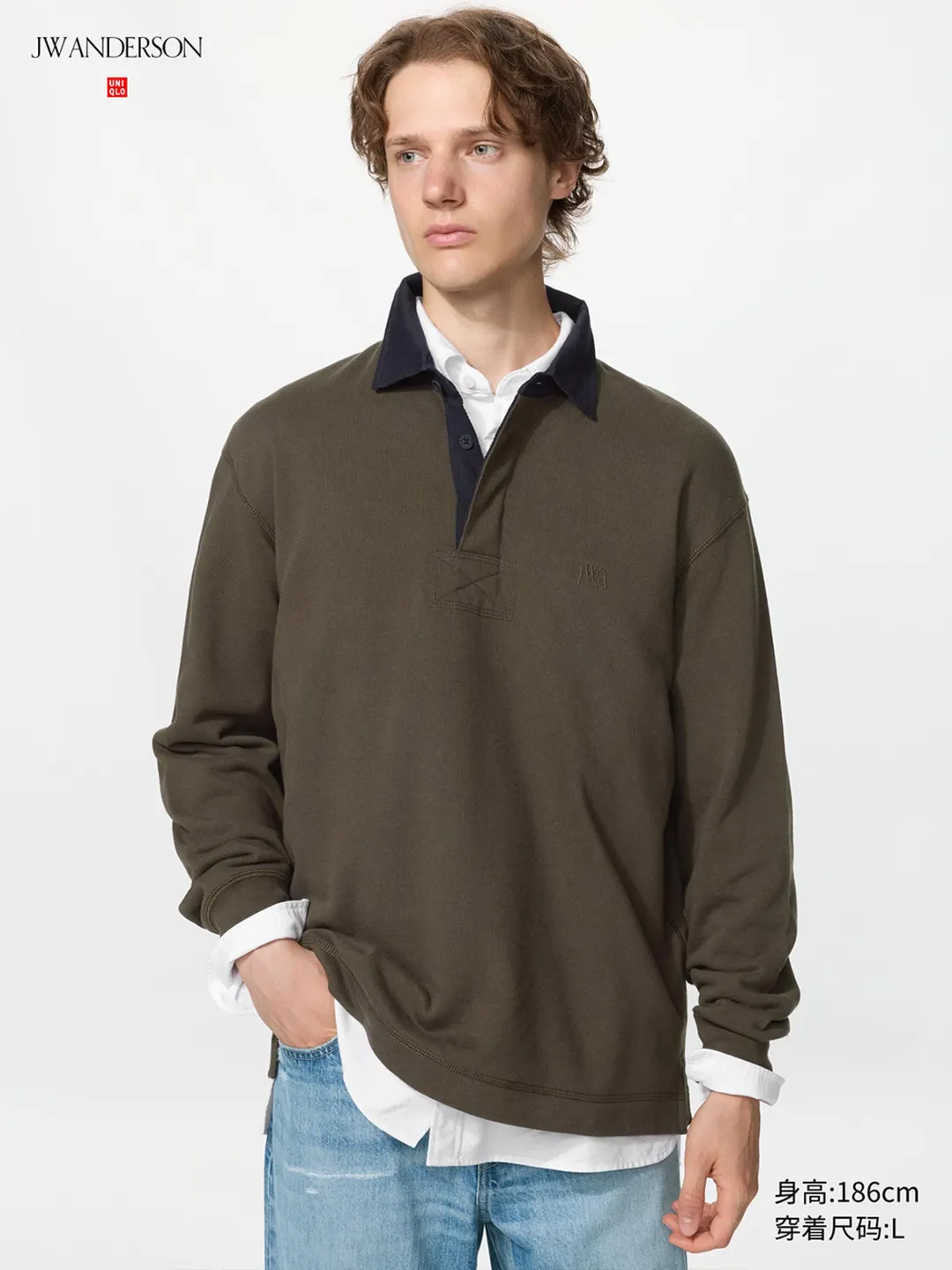 Поло с длинными рукавами, Uniqlo