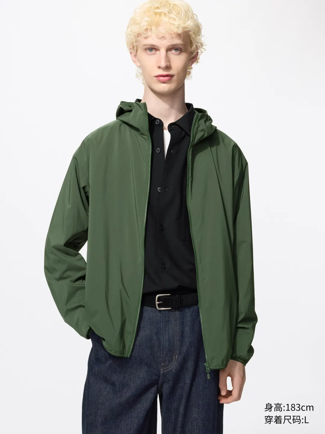 Компактная куртка с капюшоном и защитой от ультрафиолета, Uniqlo