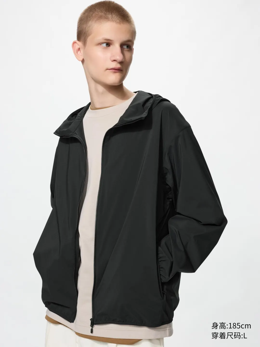 Компактная куртка с капюшоном и защитой от ультрафиолета, Uniqlo