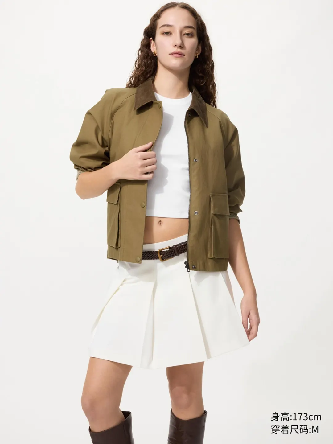 Юбка-брюки со складками, Uniqlo
