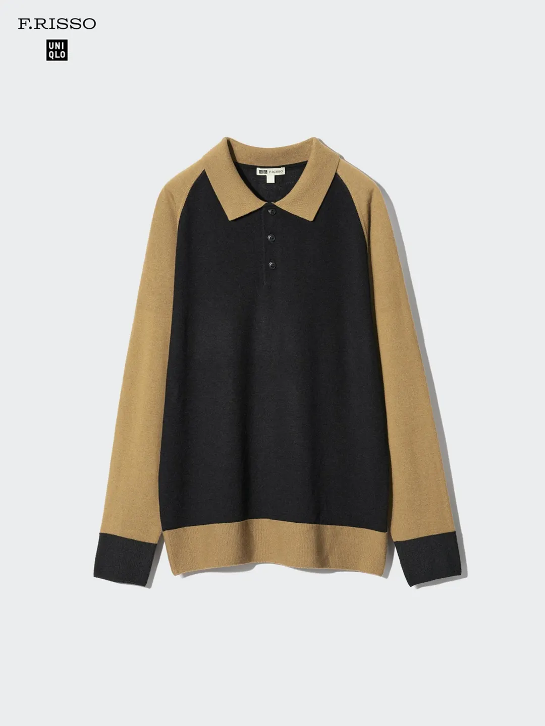 Вязаное поло 3D из смесовой шерсти, Uniqlo