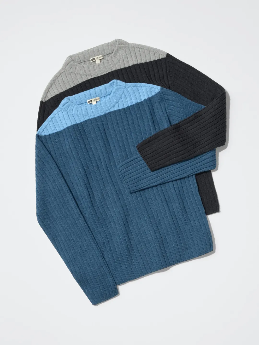 Свитер 3D с вырезом лодочкой, Uniqlo