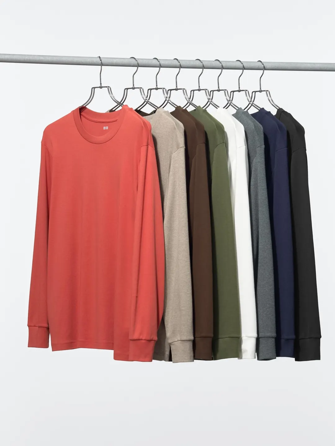 Мягкий лонгслив с круглым вырезом, Uniqlo