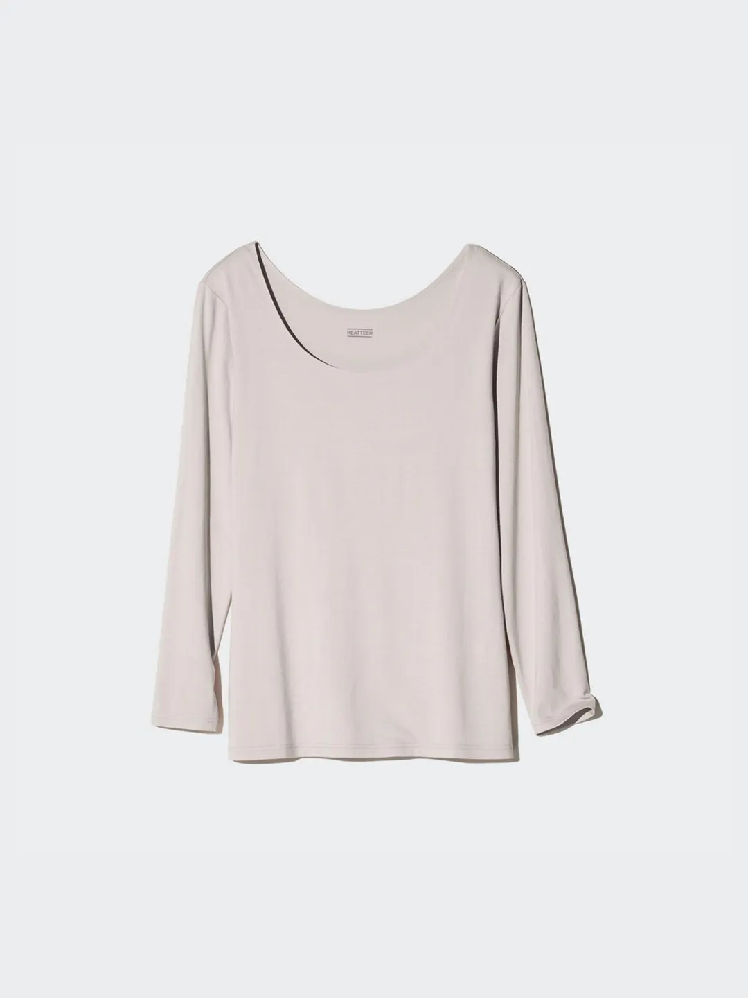Футболка HEATTECH с U-образным вырезом и рукавами 7/8, Uniqlo