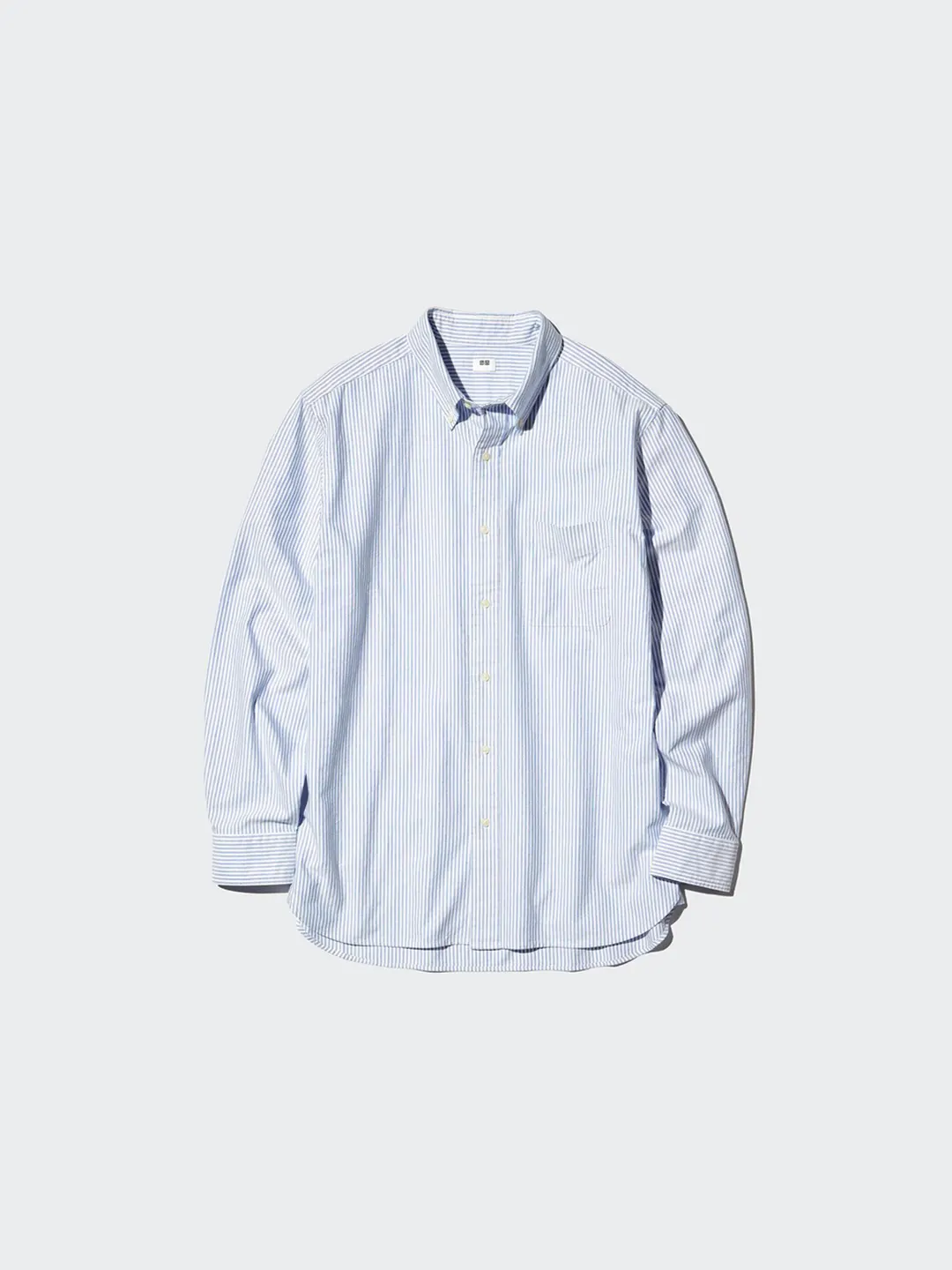 Полосатая рубашка из оксфорда, Uniqlo