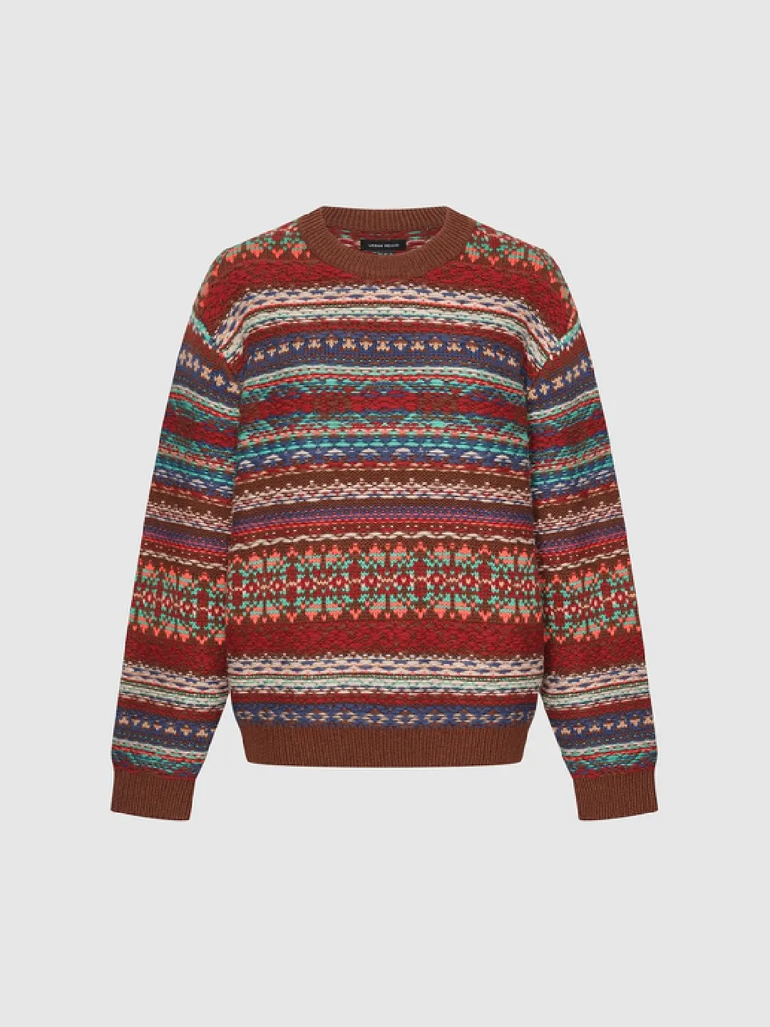 Свитер с жаккардовым узором Fair Isle, Urban Revivo