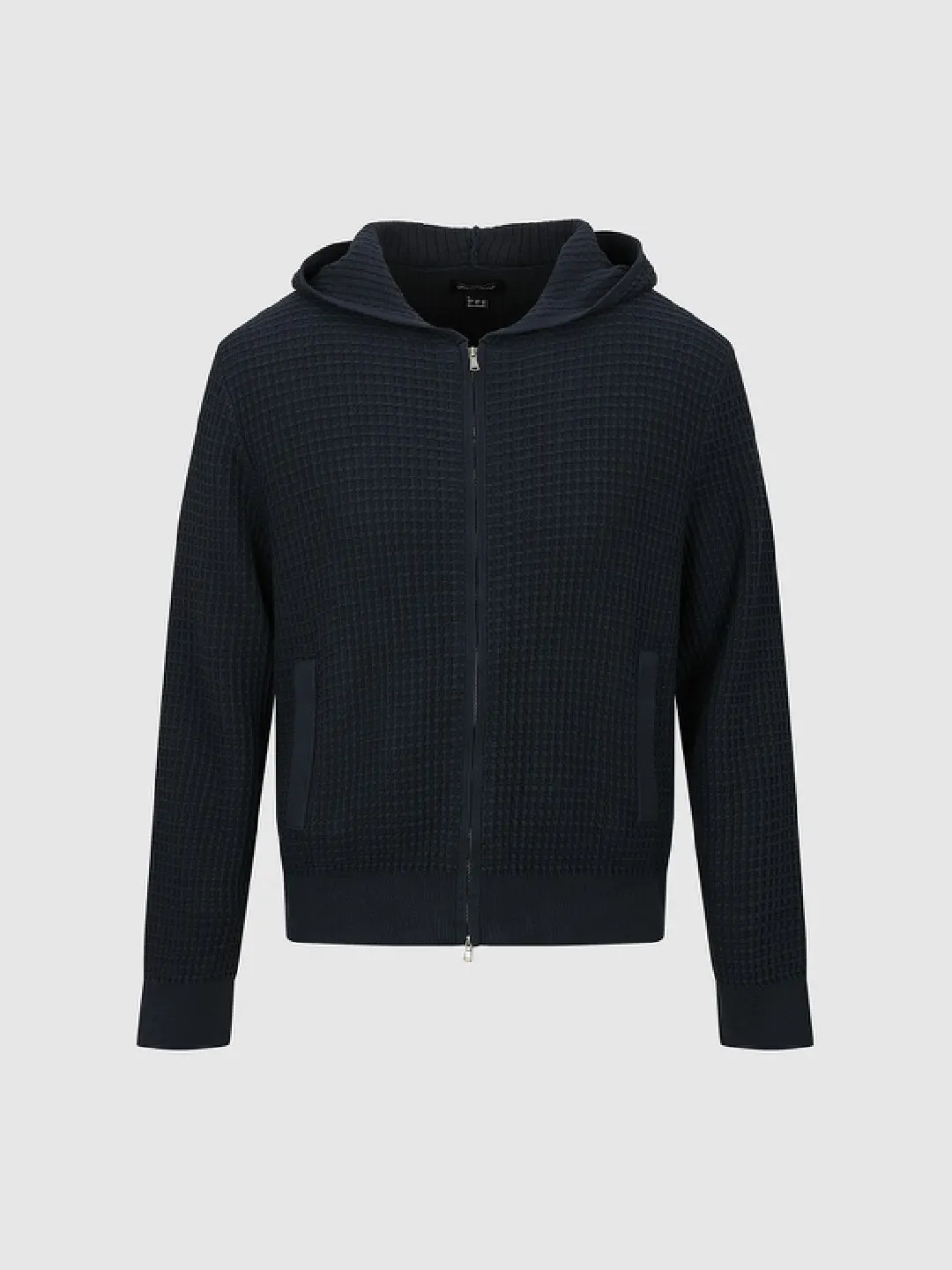 Кардиган фактурный в клетку с капюшоном, Urban Revivo