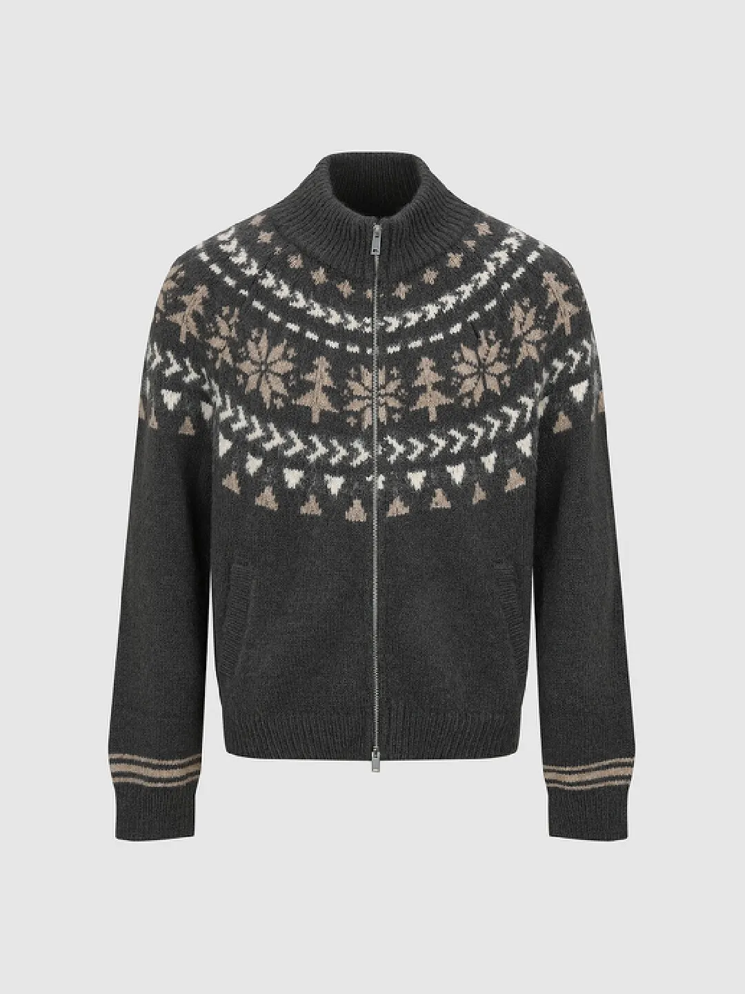 Кардиган с жаккардовым узором Fair Isle, Urban Revivo