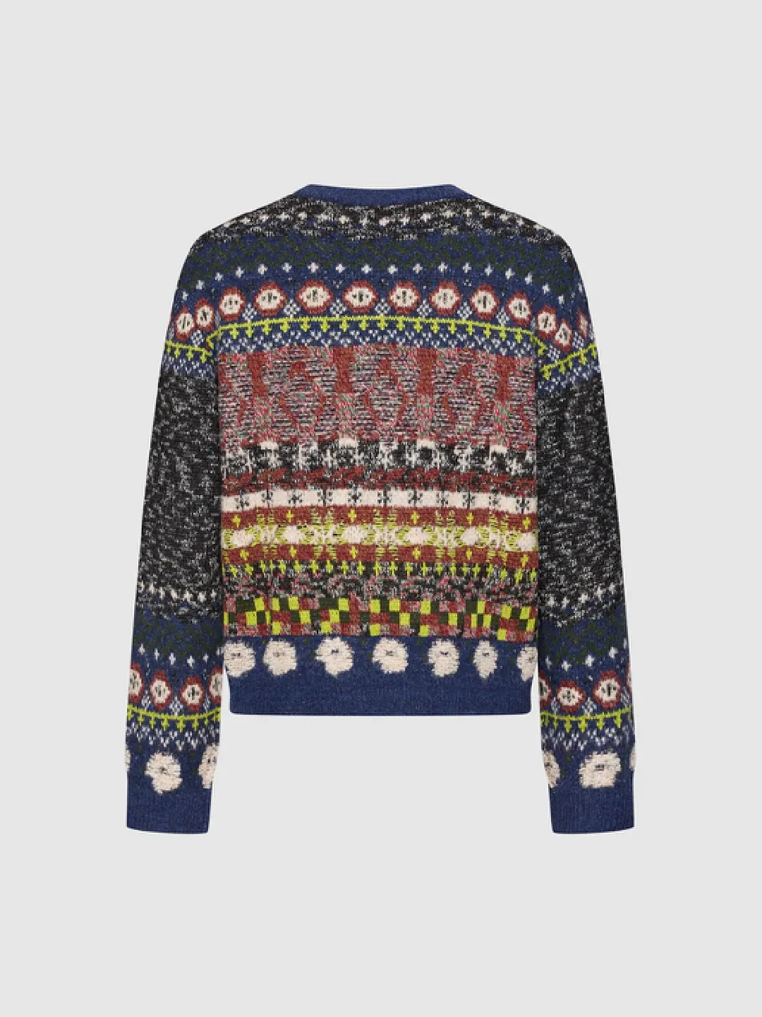 Укороченный джемпер с жаккардовым узором Fair Isle, Urban Revivo