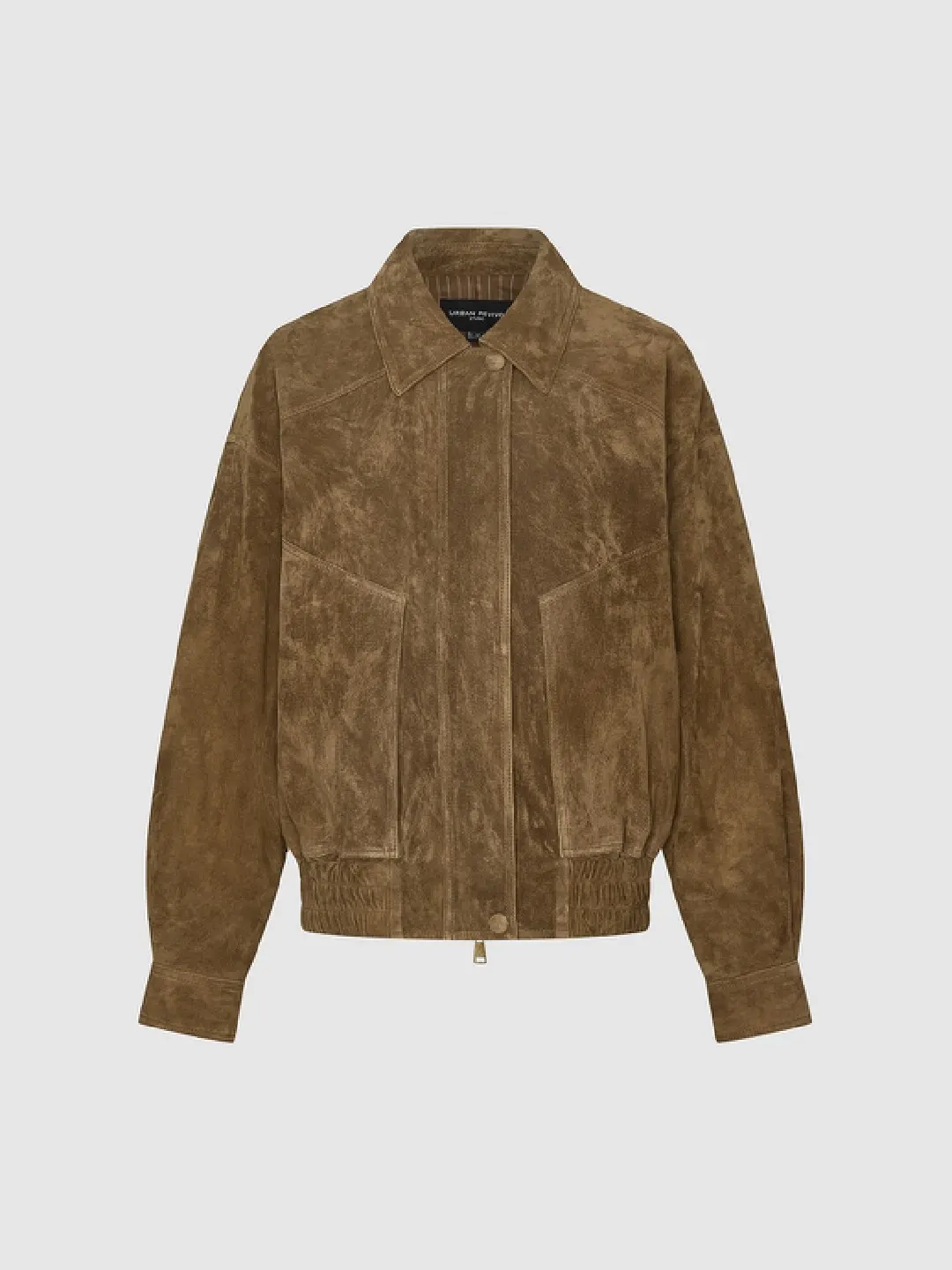 Куртка из кожи в винтажном стиле UR Designer Series, Urban Revivo