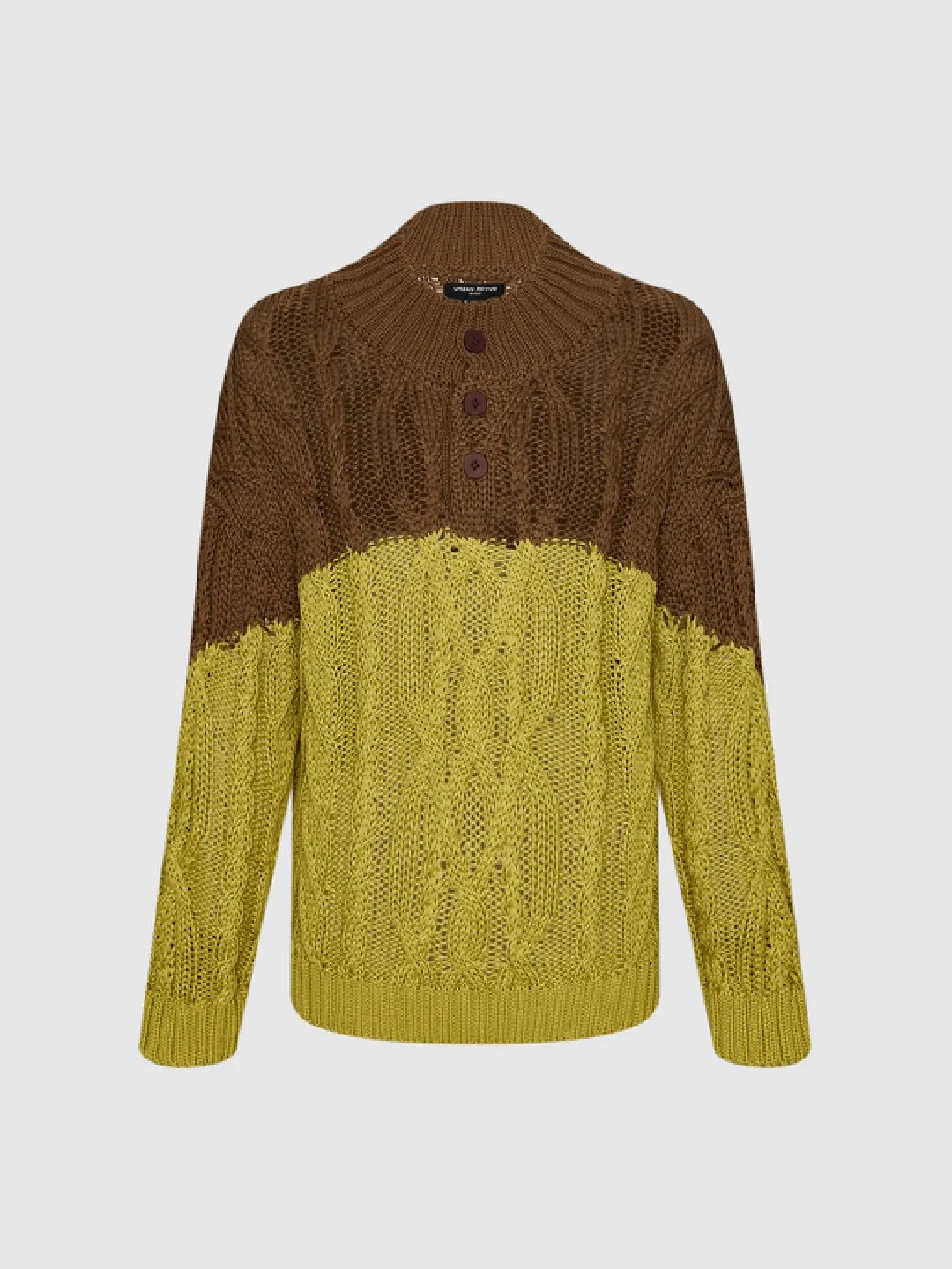 Свитер контрастный UR Designer Series, Urban Revivo