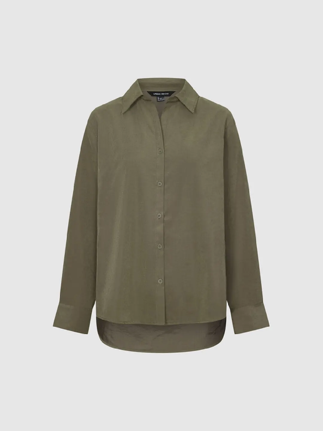Базовая рубашка в винтажном стиле с отложным воротником, Urban Revivo