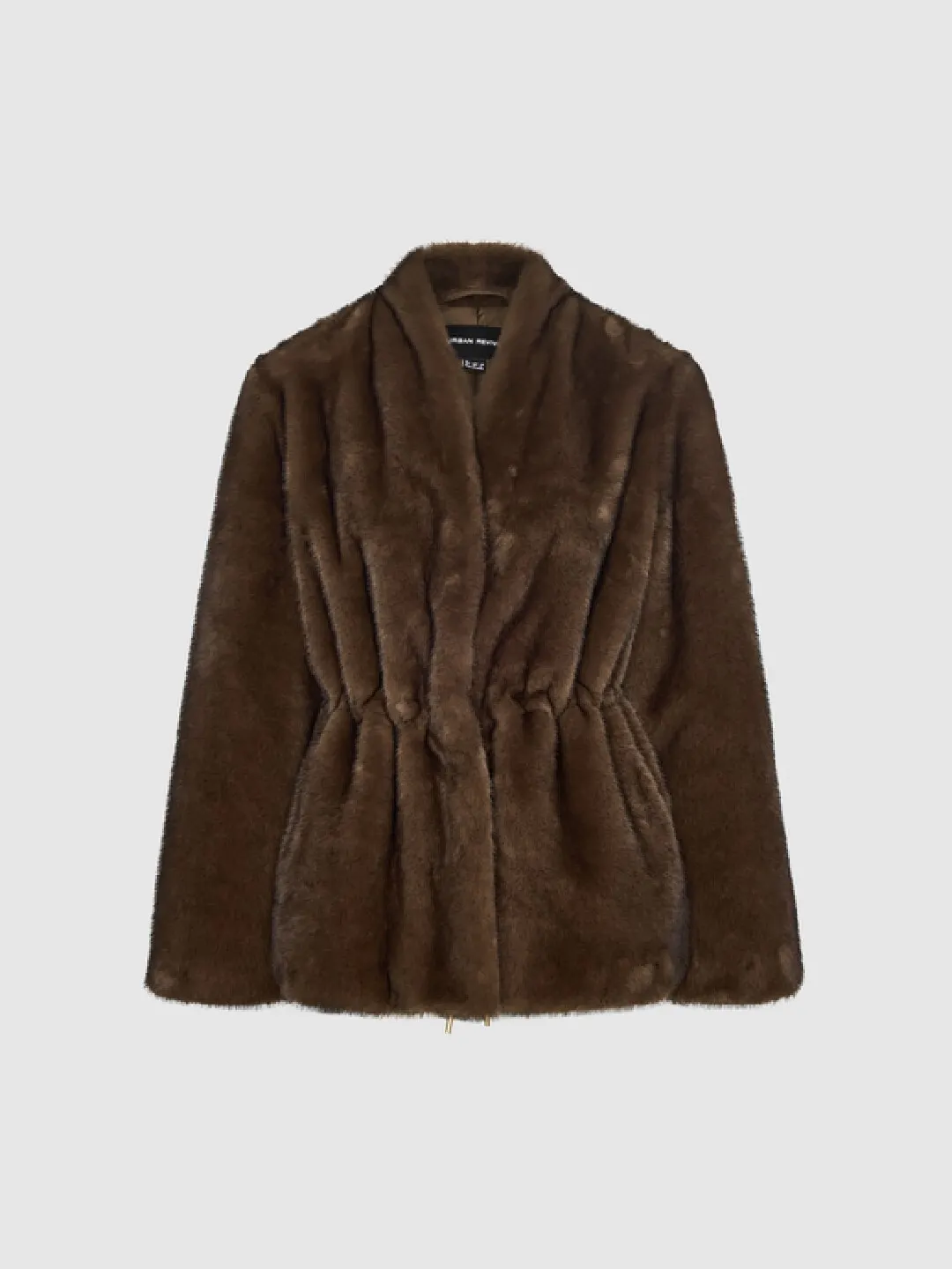 Шуба фактурная в ретростиле, Urban Revivo