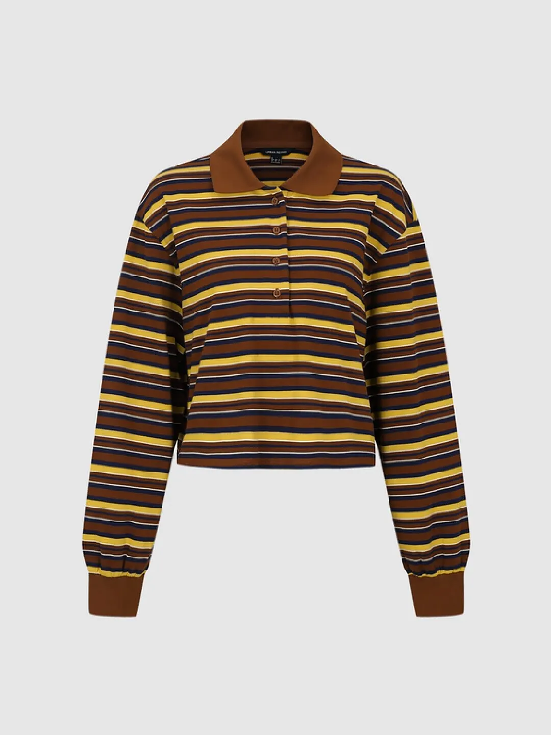 Футболка поло в контрастную полоску, Urban Revivo