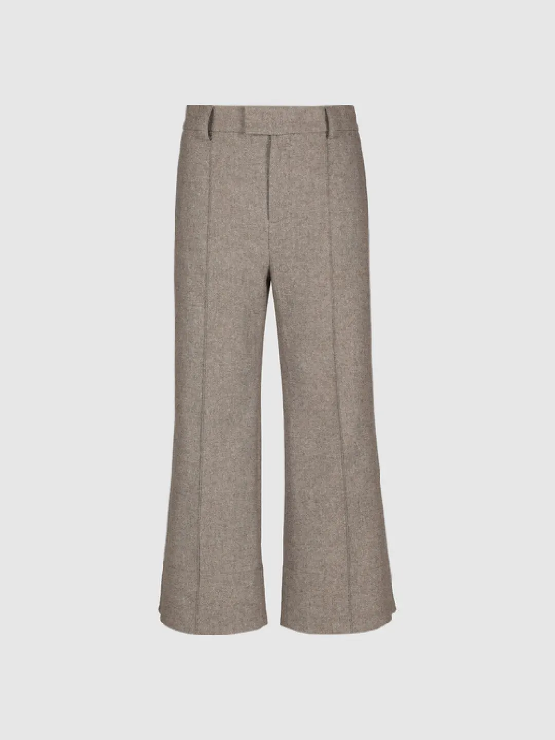 Брюки широкие укороченные фактурные, Urban Revivo