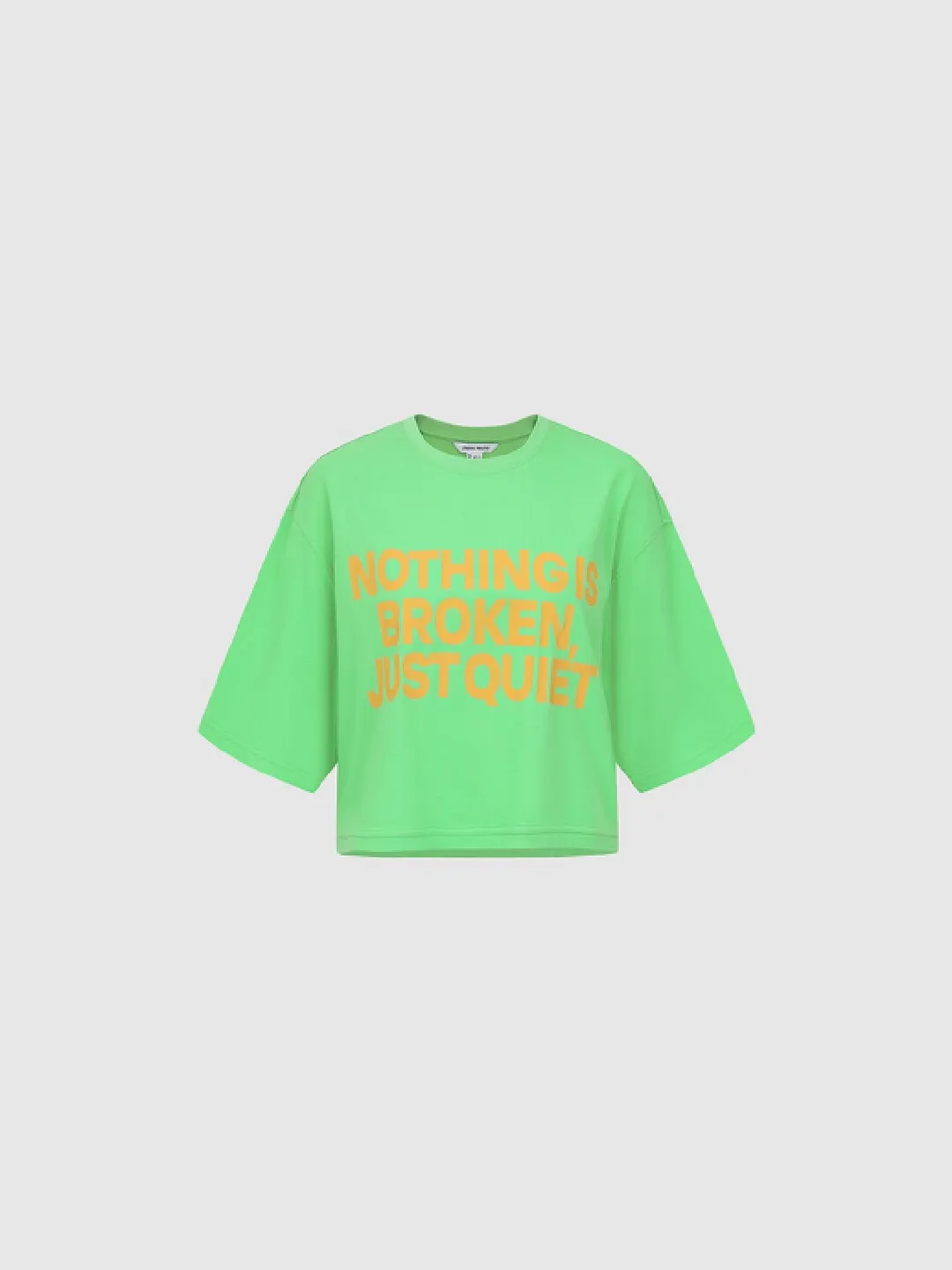 Укороченная футболка с круглым вырезом и принтом, Urban Revivo