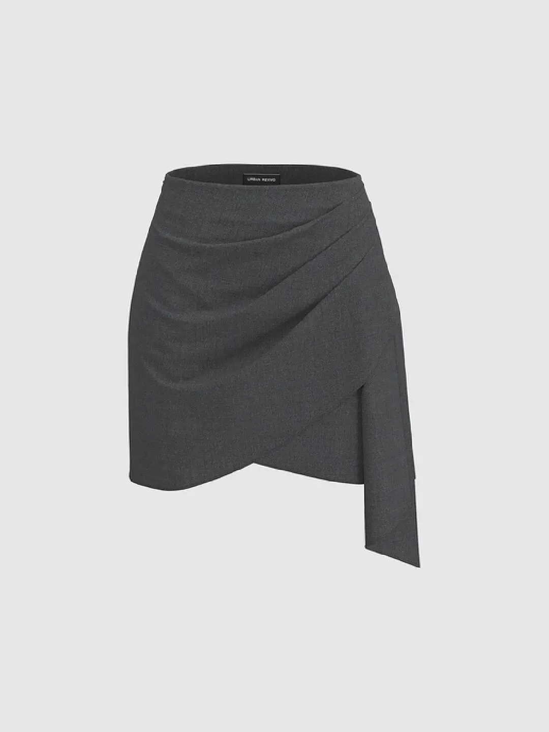 Юбка А-силуэта асимметричная со сборками+, Urban Revivo