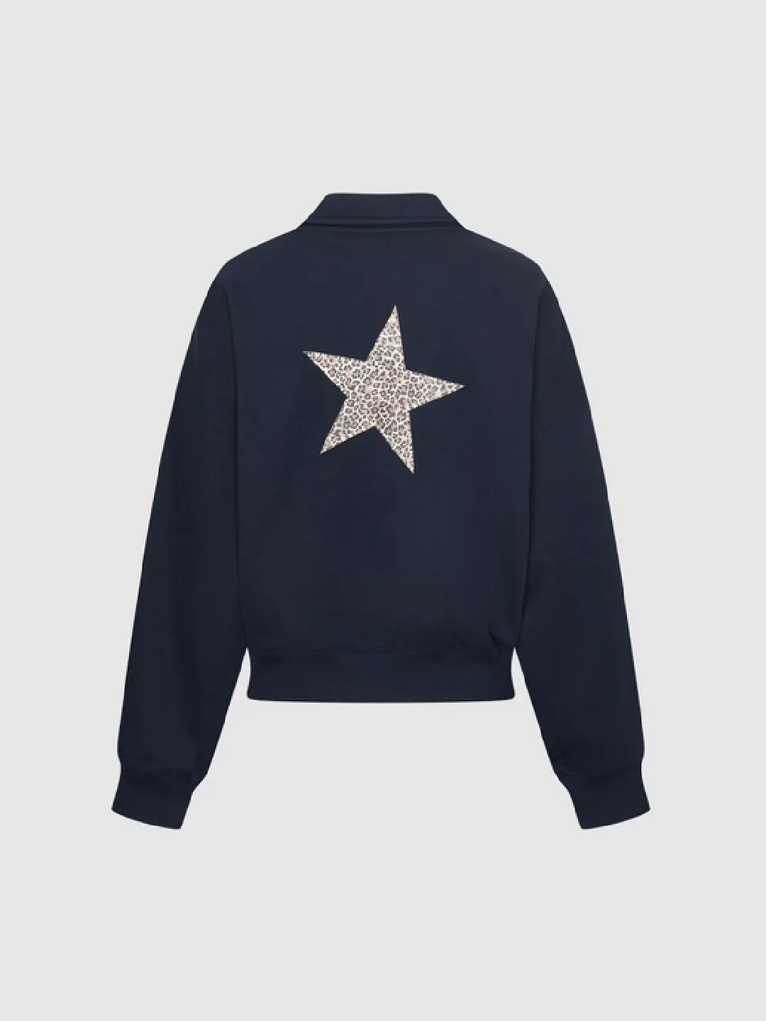 Свитшот укороченный свободного кроя с нашивкой и принтом звезд, Urban Revivo