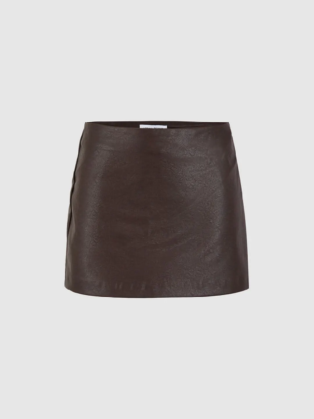 Мини-юбка из PU-кожи в винтажном стиле, Urban Revivo