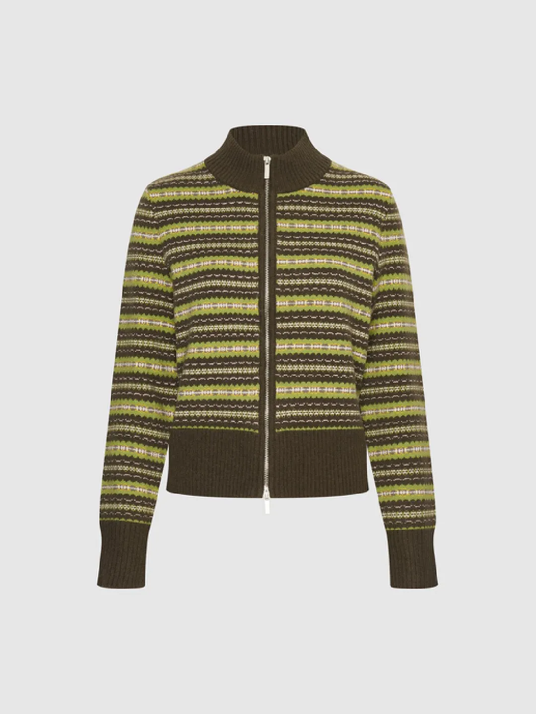 Кардиган с жаккардовым узором Fair Isle в полоску, Urban Revivo