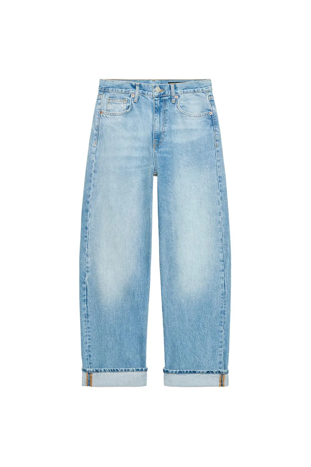 Джинсы багги со средней посадкой ZW Collection, Zara