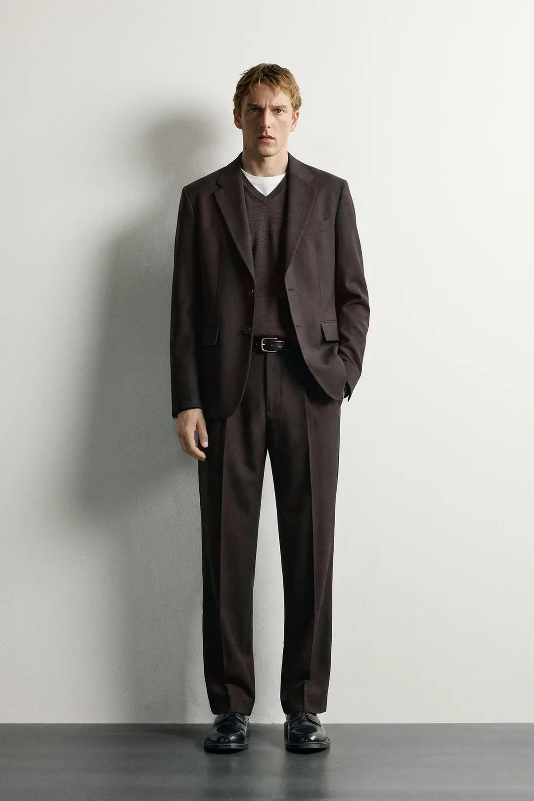 Костюмные брюки из смесовой шерсти, Zara