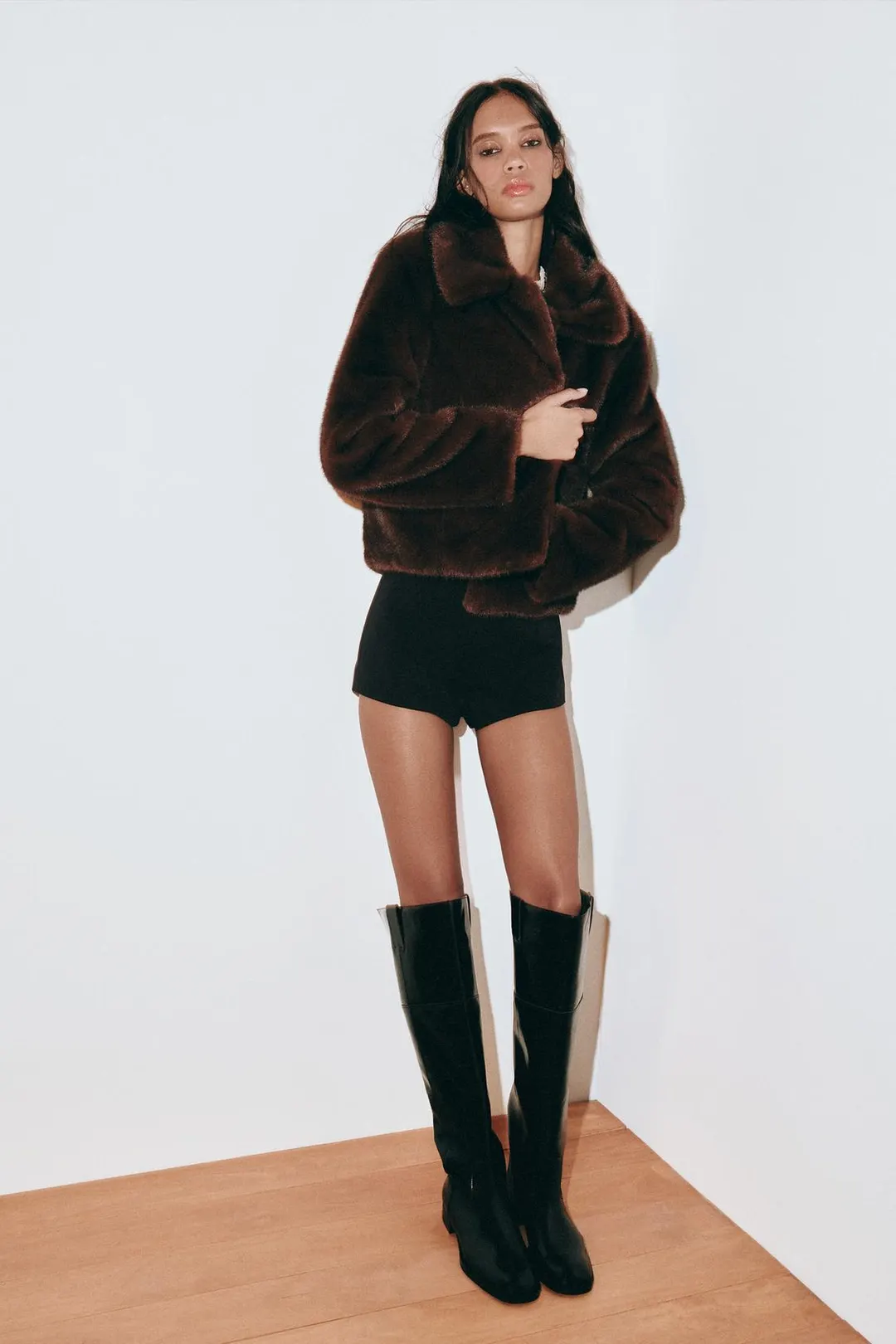 Куртка из искусственного меха, Zara