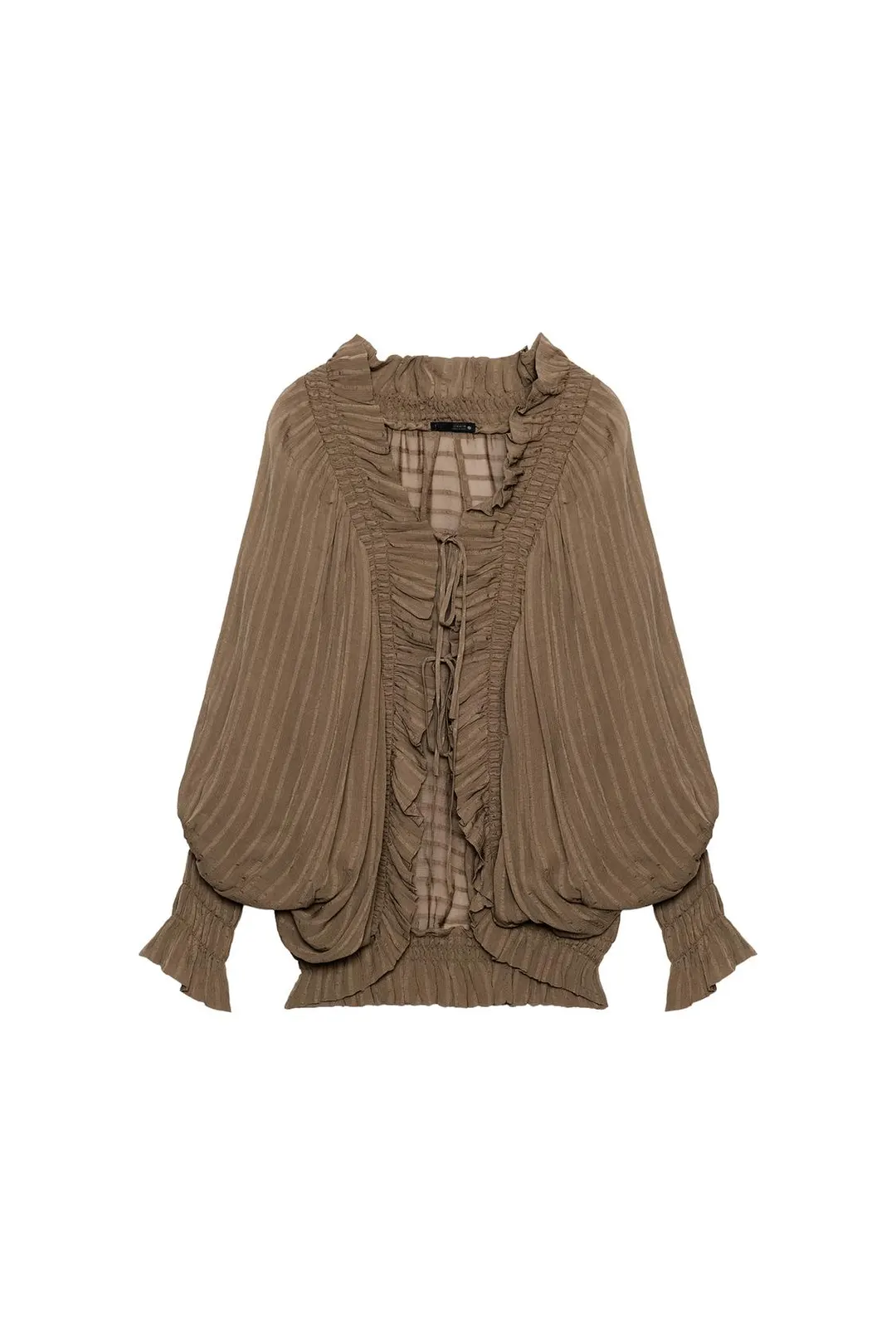 Блузка со сборками ZW Collection, Zara