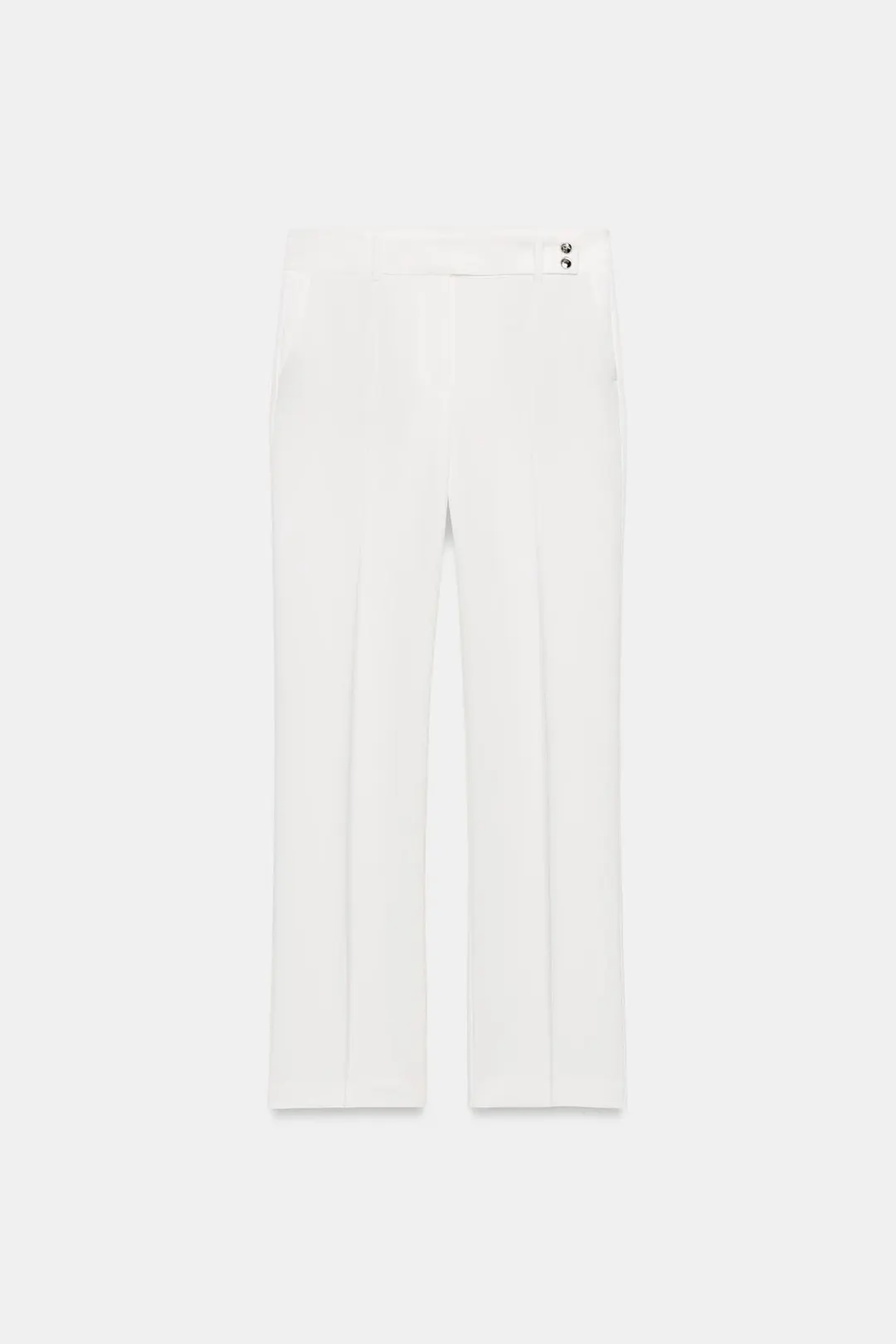Брюки прямого кроя с пуговицами, Zara