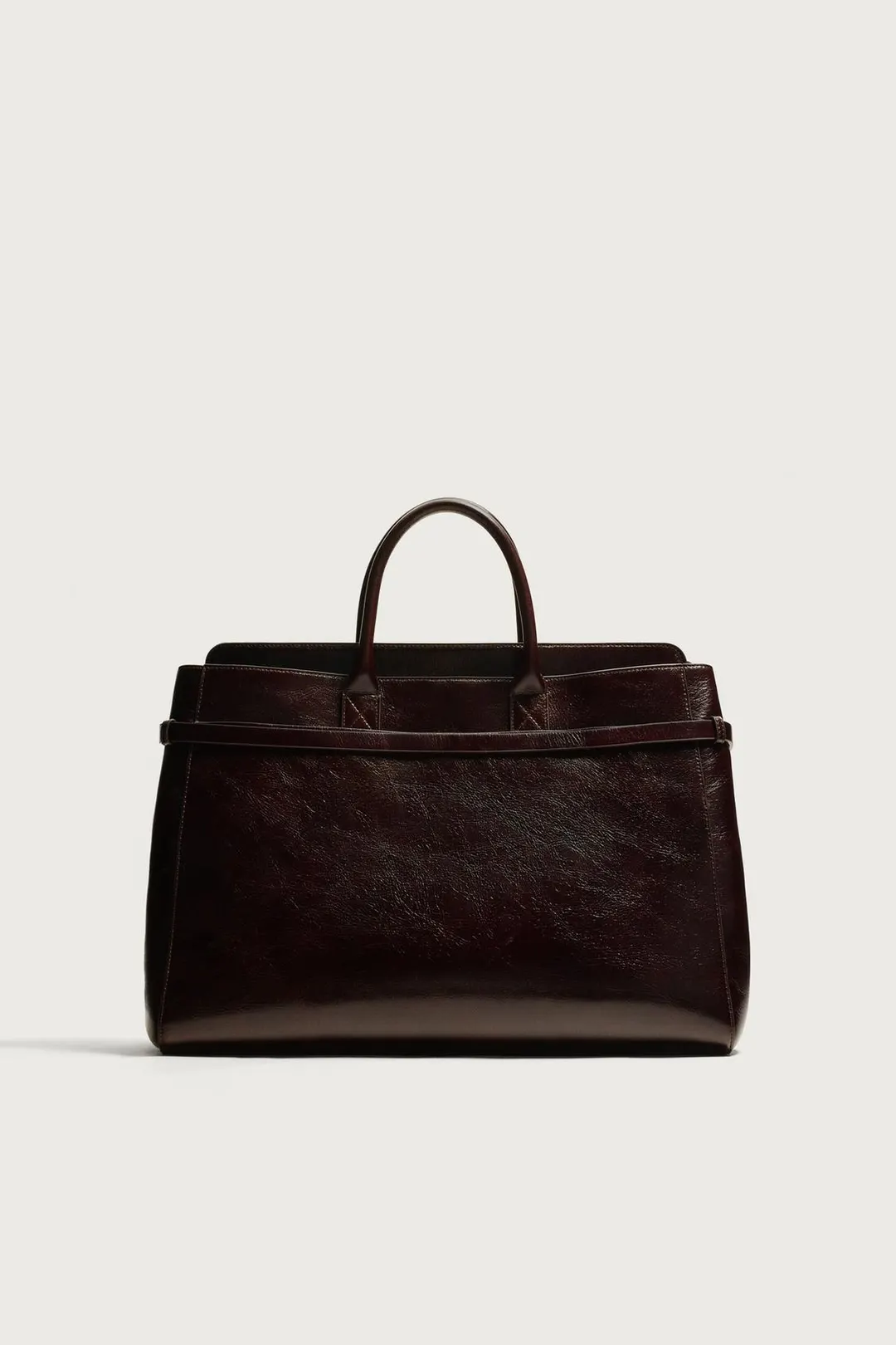 Кожаная сумка-тоут, Zara