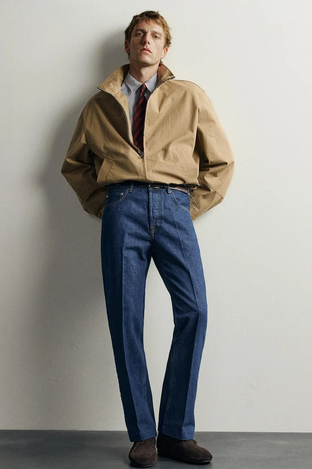 Джинсы bootcut со стрелками AARON LEVINE X ZARA, Zara