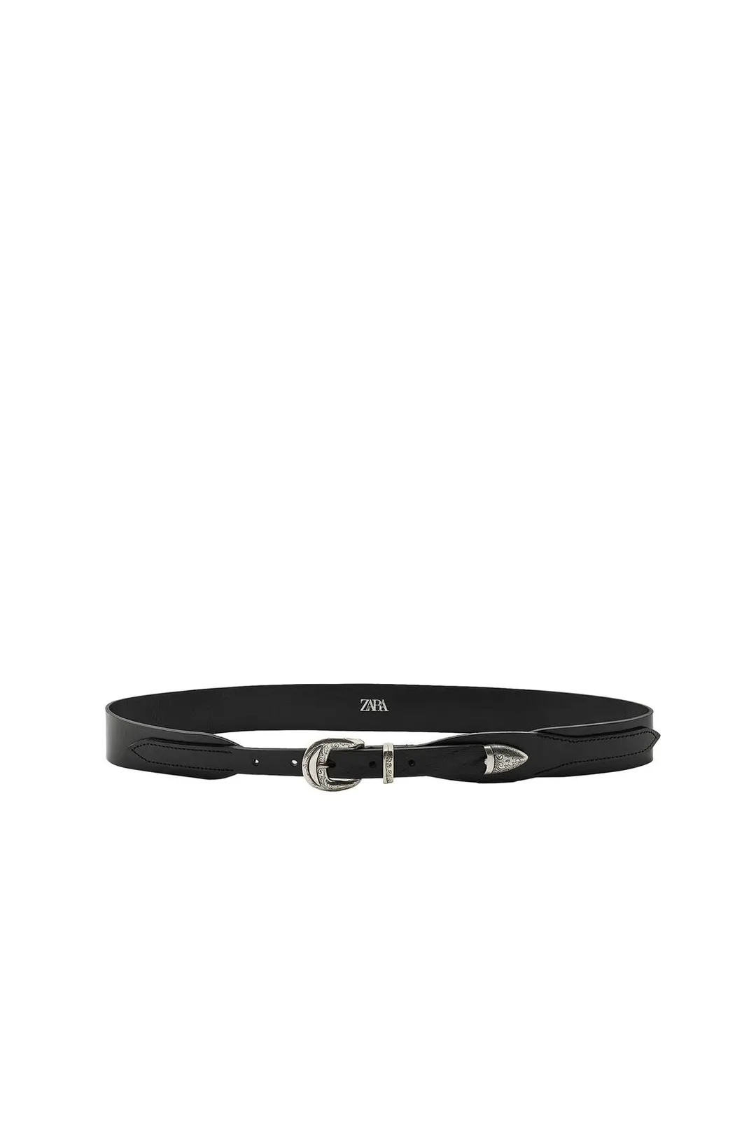 Ремень ковбойский из 100% кожи, Zara