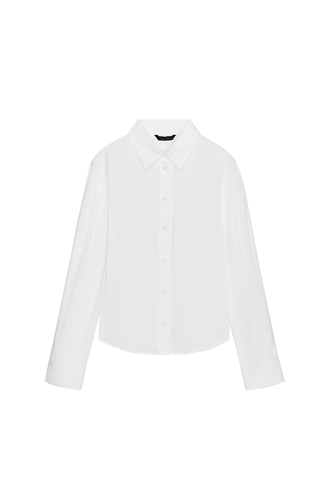Рубашка с рукавами в складку, Zara