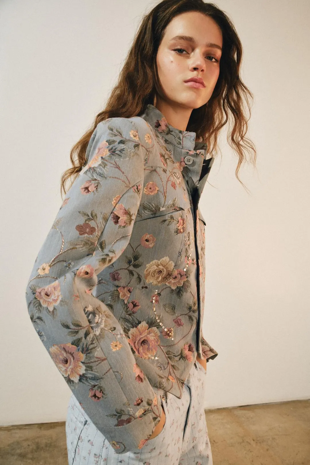 Блейзер жаккардовый ZW Collection, Zara