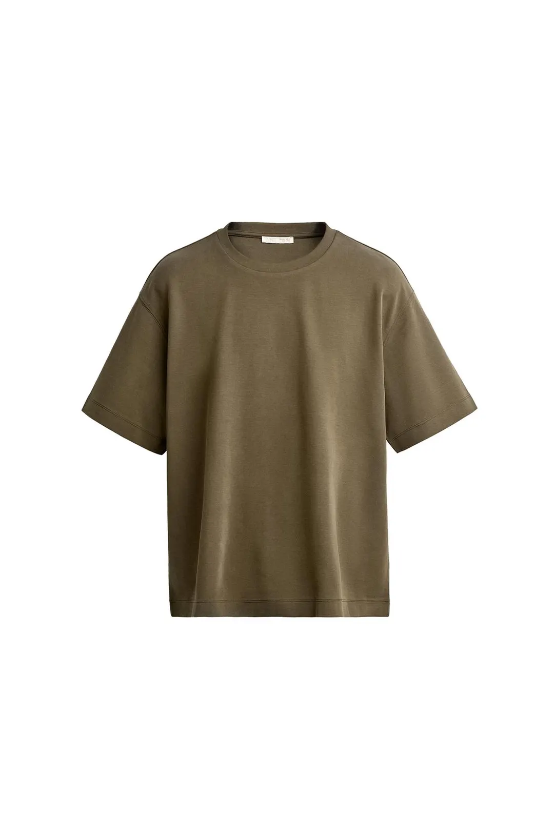 Футболка свободного кроя из смесового модала, Zara