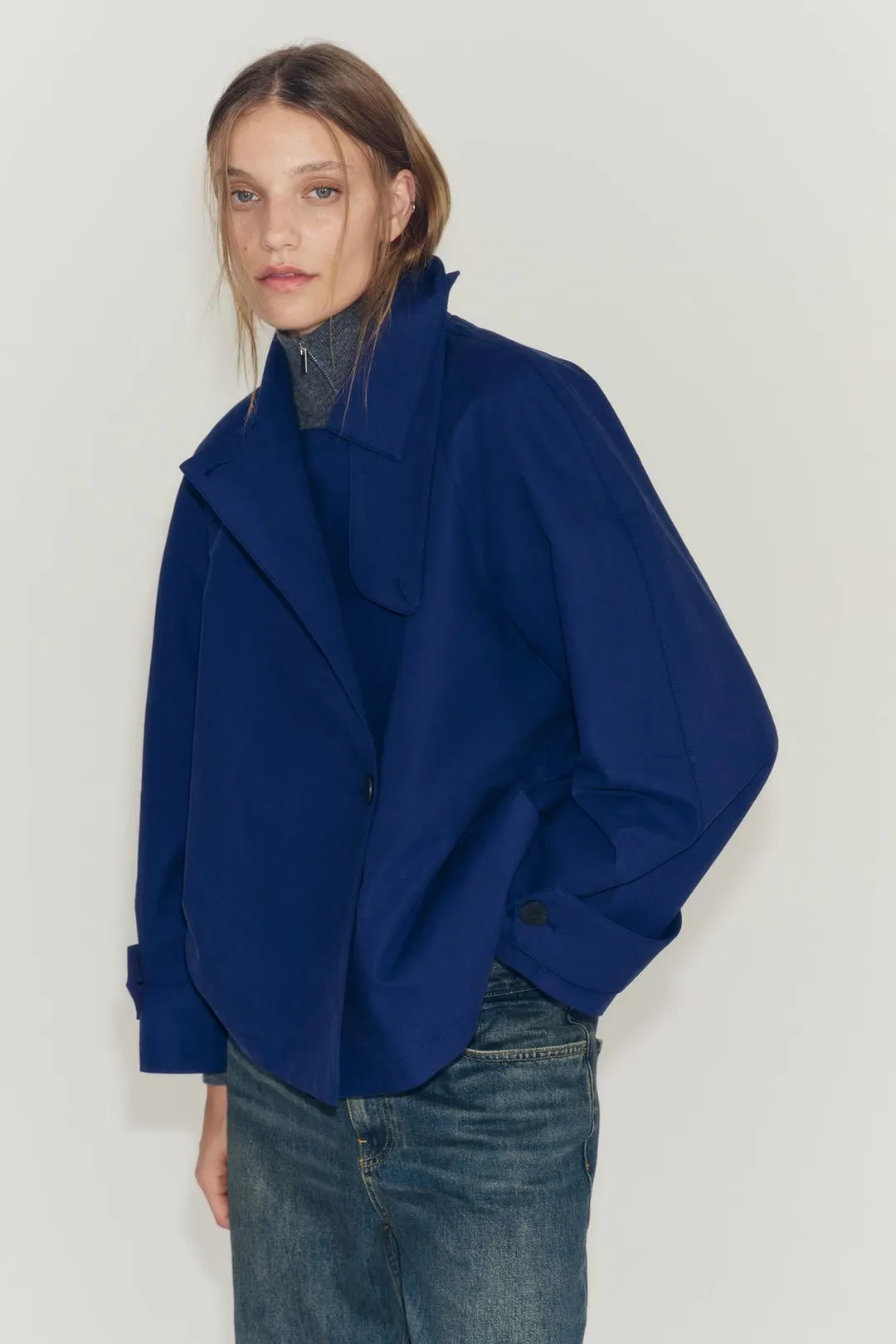 Короткий тренч ZW Collection, Zara